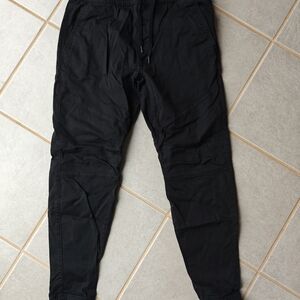 Hollister Men's Black Chino Jogger Pants